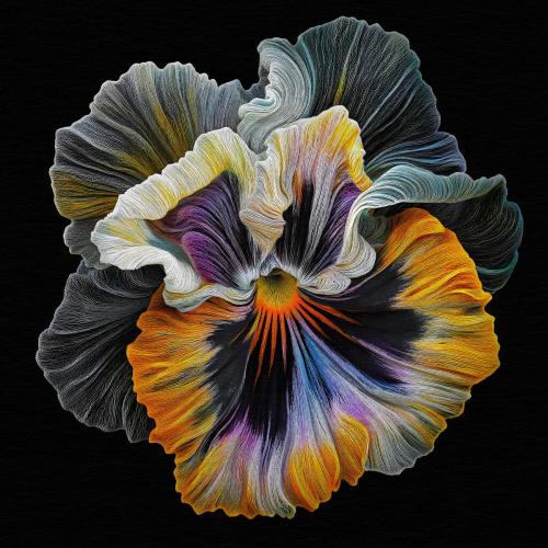 Titel: Flower III.Serie #FiberFlowers